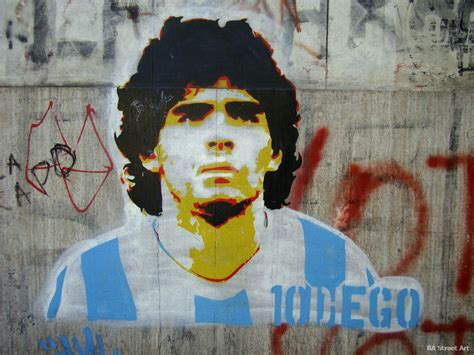 Maradona street art in Buenos Aires | Buenos Aires Street Art