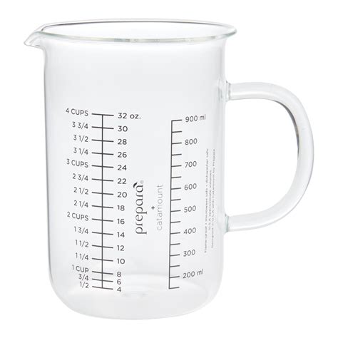 Prepara Catamount 4 Cup Glass Measuring Cup | World Market | Glass ...