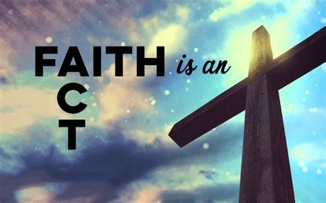 FAITH IS AN ACT | Immanuel Conrad Ministries