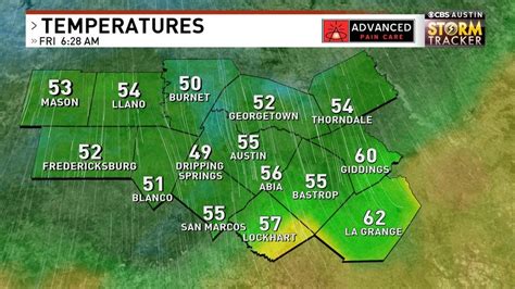 FINALLY! The cold front has arrived in Central Texas!