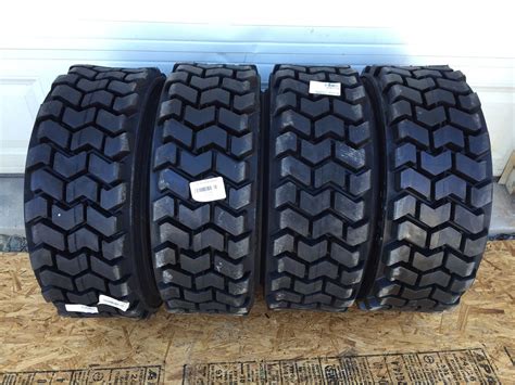 4 HD 10-16.5 Skid Steer Tires 10X16.5 Solideal SKZ Lifemaster- fits Bobcat | eBay