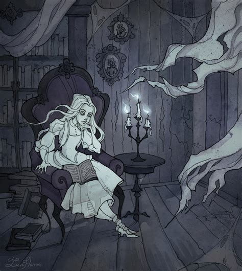 Reading Ghost by IrenHorrors on DeviantArt