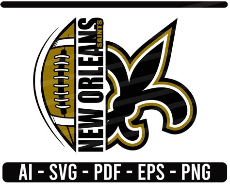 New Orleans Saints Svg Football Team Logo Svg Footbal - vrogue.co