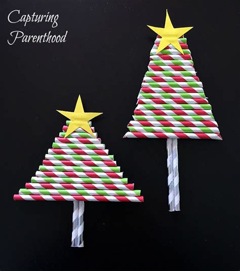 Christmas Tree Arts + Crafts for Kids • Capturing Parenthood