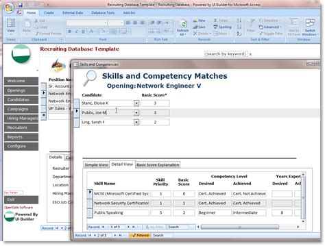 Microsoft Access Employee Database Template Free Download For Your Needs