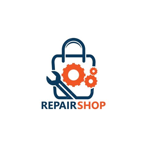 Premium Vector | Repair shop logo template design vector, emblem ...