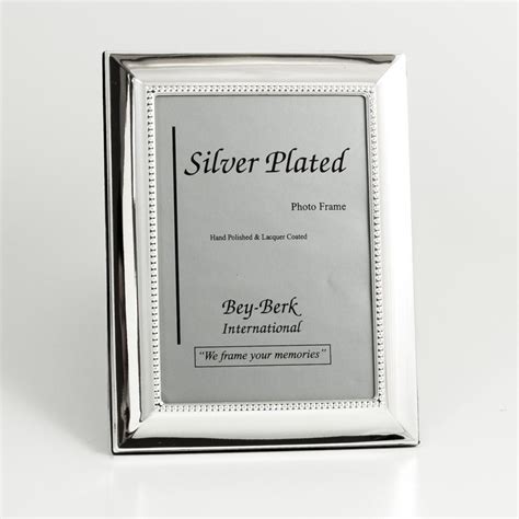 Silver Plated 5″X7″ Picture Frame With Easel Back – IK Yacht Design