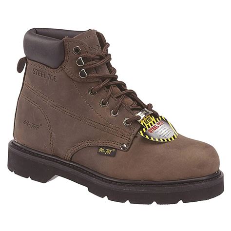 Men's 6" Ad Tec® Nubuck Steel Toe Work Boots - 303847, Work Boots at Sportsman's Guide