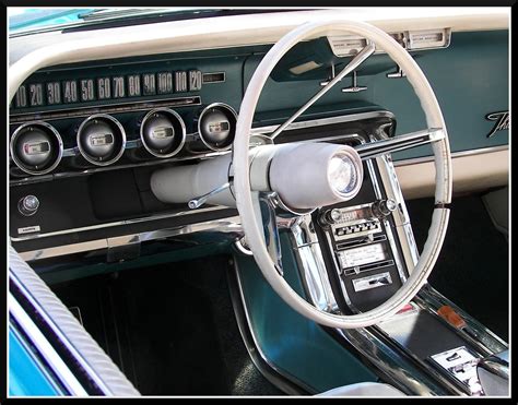 65 T-Bird Wheel | Cool interior of a 1965 Ford Thunderbird. … | Flickr