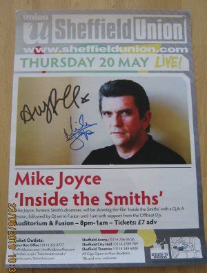 The Smiths SIGNED Poster COA 100% Genuine