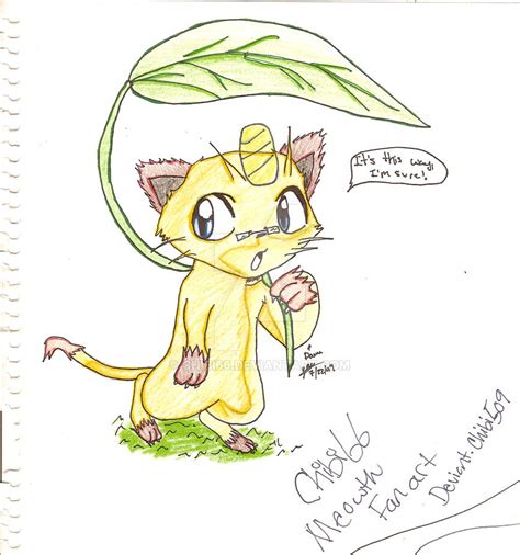 Meowth Fan art by chibi66 on DeviantArt