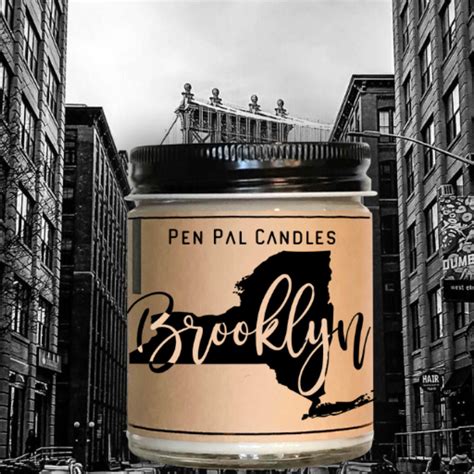 Brooklyn Candle Personalized Gift Hometown Candle State | Etsy