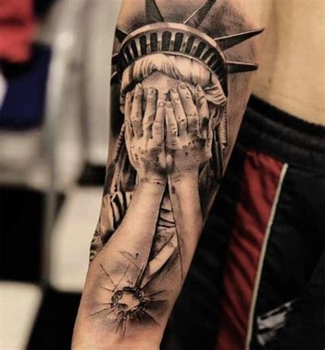 Update more than 69 skull statue of liberty tattoo best - in.coedo.com.vn