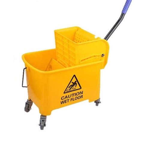 Heavy Duty Mop Bucket with Wringer Press | Shopee Malaysia