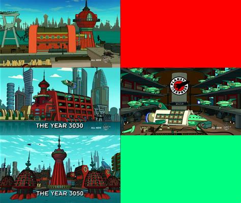 Futurama Planet Express Throughout Time by Mdwyer5 on DeviantArt