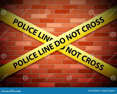 Police line background stock vector. Illustration of text - 41992045