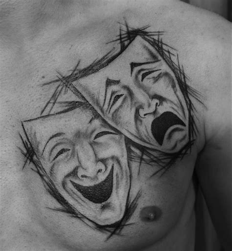 Details 70+ happy and sad face tattoo latest - in.coedo.com.vn