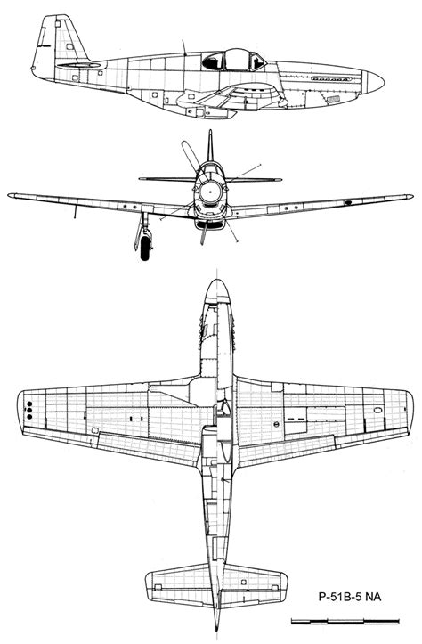 P 51 Mustang Dimensions