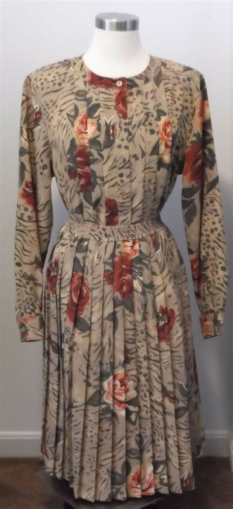 Alfred Dunner 2 Piece Autumn print | Fashion, Dresses with sleeves, Dresses