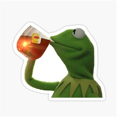 Kermit Sipping Tea Gifts & Merchandise | Redbubble