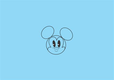 Mickey (Paul Rudish Style) Minimalist Background by MinimalistBia on DeviantArt