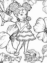 Fancy Nancy Coloring Pages Best coloring For Girls sketch template