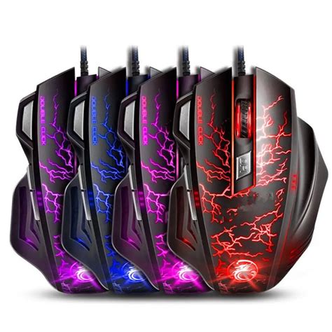 3200 DPI 7 Button Cool USB LED Mice Optical Wired Gaming Mouse For Pro Gamer NO6 Drop shipping ...