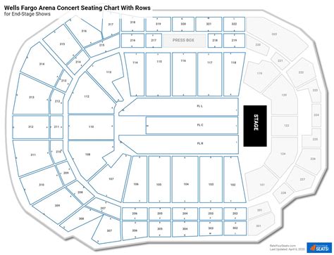 Wells Fargo Arena Seating Chart With Seat Numbers | Awesome Home