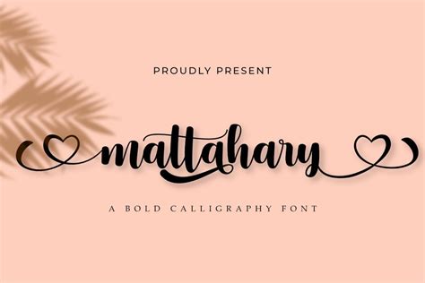 Mattahary Bold Calligraphy Script Font - Download Fonts