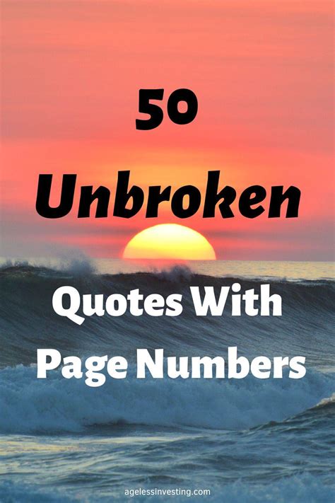 50 Unbroken Quotes With Page Numbers | Ageless Investing