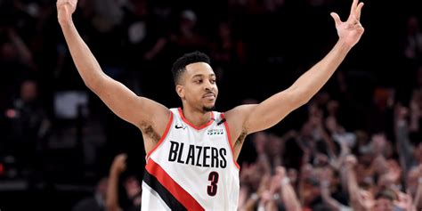 C.J. McCollum chase-down block, huge jumper helps Blazers beat Nuggets ...