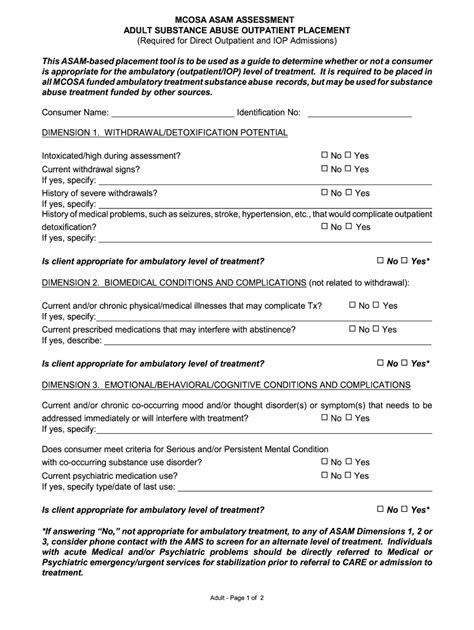 Asam Criteria Cheat Sheet 2021 Pdf - Fill Online, Printable, Fillable ...