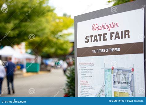 Washington State Fair Sign and Map Editorial Image - Image of state ...