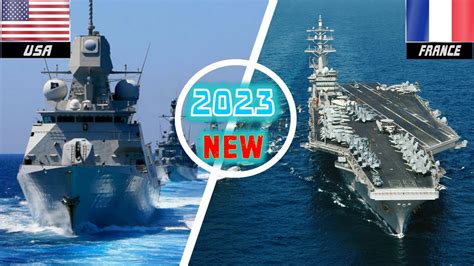 USA vs France: Navy and Military Power Comparison 2023 (Land, Air and Sea) - YouTube