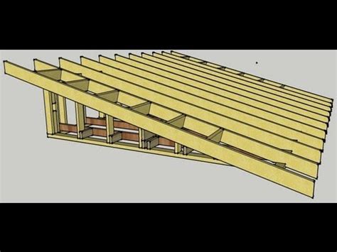 Skillion Roof erection Procedure - YouTube