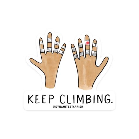 Rock Climbing & Bouldering Stickers | Shop super cute designs ...