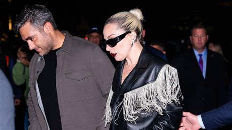 Lady Gaga steps out for a rare date with with on-off boyfriend Michael ...