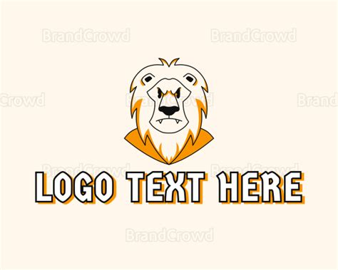 Angry Lion Character Logo | BrandCrowd Logo Maker