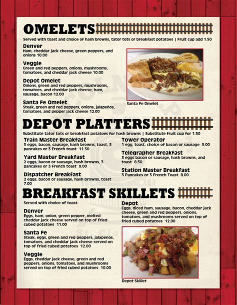 Breakfast Menu | Lincoln Depot