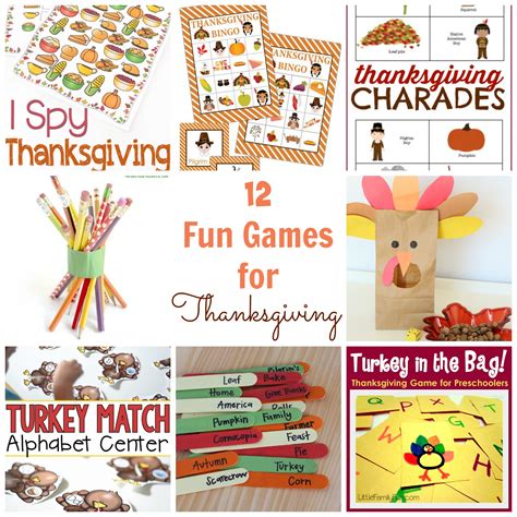 12 Fun Thanksgiving Games - Happy Home Fairy