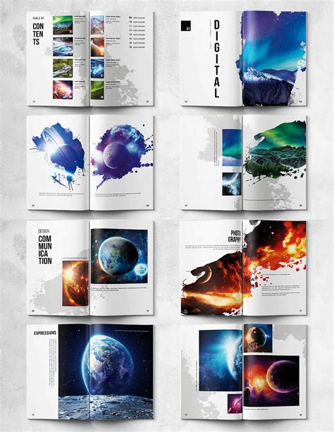 Artistic Portfolio Brochure Design | Graphic design brochure, Booklet ...