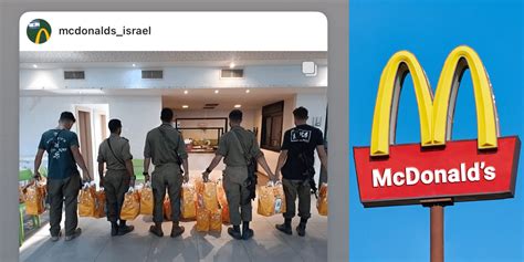 McDonald's Sparks Debate After Donating Meals to Israel Military