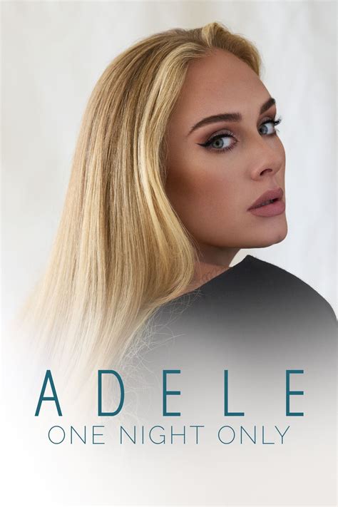 Adele One Night Only (2021) - Posters — The Movie Database (TMDB)