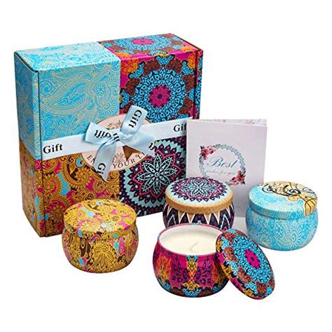 CREASHINE Aromatherapy Candles Gift Set - Bath and Body Works Natural ...