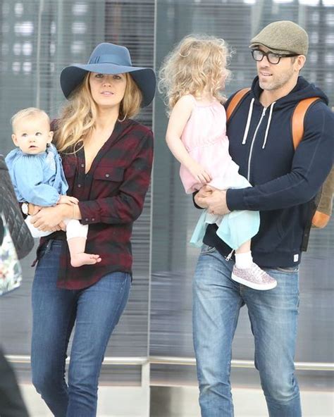 Blake Lively and Ryan Reynolds with Their Kids at the Airport - Blake ...