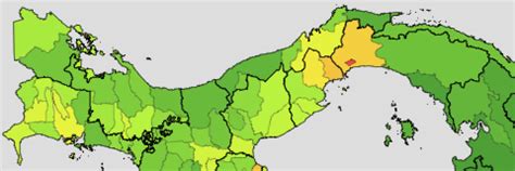 Panama: Provinces, Districts, Cities, Urban Localities - Population Statistics in Maps and Charts