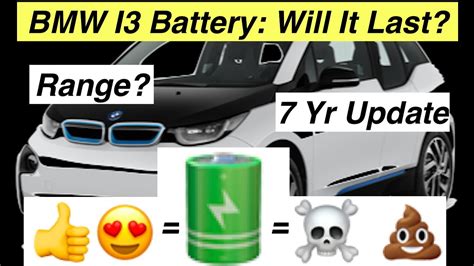 BMW I3 Battery Capacity ~7yr Update - YouTube