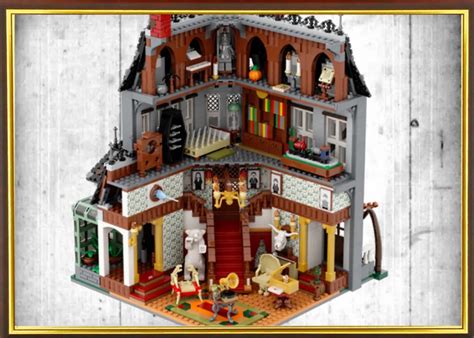 LEGO Ideas Project Creation The Addams Family Mystery Mansion Achieves 10 000 Supporters - Toys ...