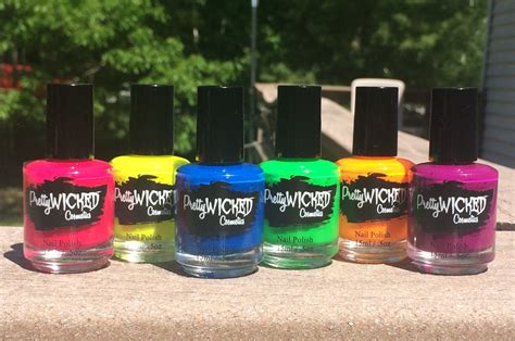 Neon Nail Polish Set Neon Nail Polish Bundle Bright Nail