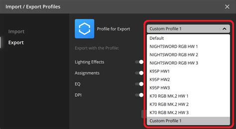 How to: Import and export iCUE profiles – Corsair